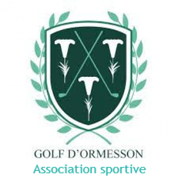 Logo de l'Association Sportive du Golf d'Ormesson dans le Val-de-Marne à 15 minutes de Paris; un parcours 18-trous exigeant et de qualité